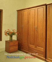 Tủ quần áo gố tự nhiên Vigo06