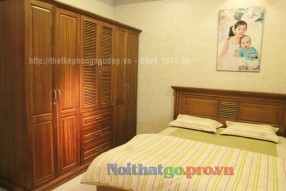 Tủ quần áo gỗ tự nhiên Vigo07