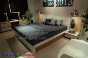 Giường gỗ đẹp MFC101630