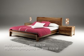 Giường gỗ đẹp TNCN11
