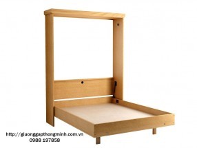 Giường gỗ gấp thông minh